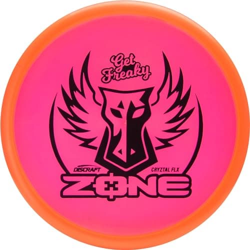 Discraft Crystal FLX Zone with Brodie Smith Get Freaky Stamp Putter Golf Disc, Colors May Vary image