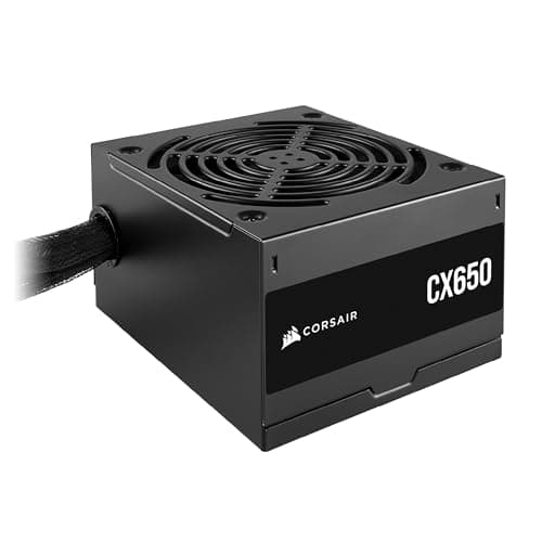CORSAIR CX650 80 Plus Bronze Non Modular Low-Noise ATX 650 Watt Power Supply - NA - Black image