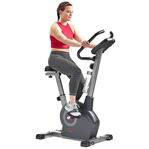 Sunny Health & Fitness Elite Interactive Series Exercise Upright Bike with Exclusive SunnyFit® App Enhanced Bluetooth Connectivity - SF-B220045 (Elite Smart) image