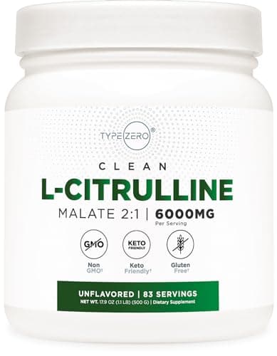 Type Zero Clean L-Citrulline Malate 2:1 Powder Drink Mix (500g, Unflavored) image