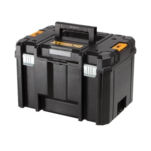 DEWALT TSTAK Tool Box, Extra Large Design, Removable Tray for Easy Access to Tools, Water and Debris Resistant (DWST17806) image