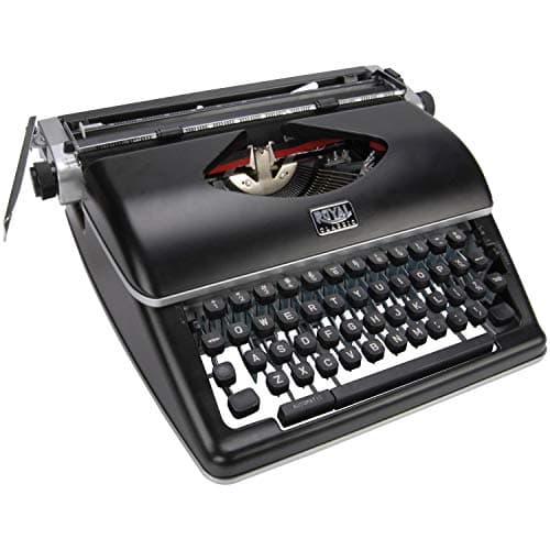 Royal Consumer Information Products Classic Retro Manual Typewriter (Black), Model Number: 79104P image