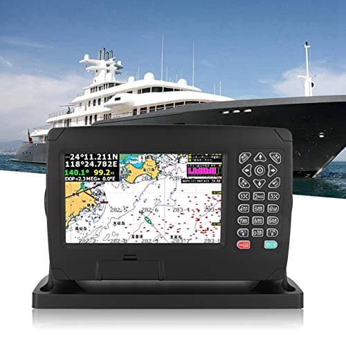 Marine GPS Navigation for Boat, Multifunction XF-607 7 inch Color Display Marine Navigator image