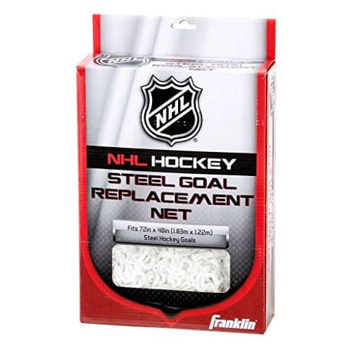 Franklin Sports NHL Hockey Goal Replacement Net - 72" Official Size Goal Replacement Netting - Outdoor Street Hockey Goal Net - Easy Attach Official Size Net - 72" x 48" x 30",White image