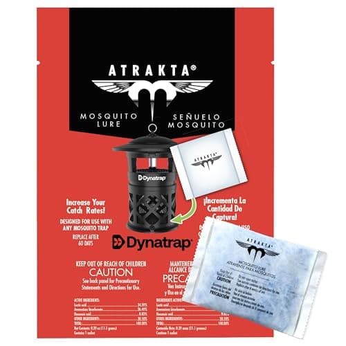 DynaTrap 100611 Atrakta Mosquito Lure Sachet for Any DynaTrap Insect Trap, Lasts 60 Days, Mosquito Trap Attractant image