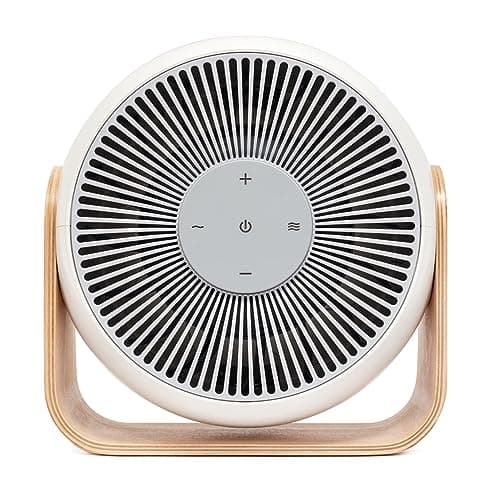 SNOOZ Breez 2-in-1 Smart Bedroom Table Fan & White Noise Machine - Smooth, Powerful Air - Adjustable White Noise - Remote Control, Scheduling, & Smart Features via App image