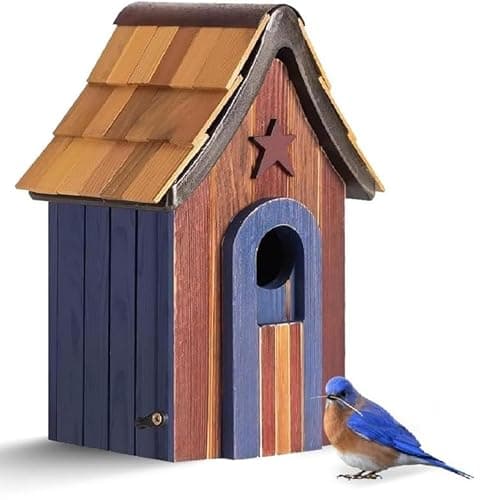 Bluebird House for Outside - Shingle Composite Material Roof image