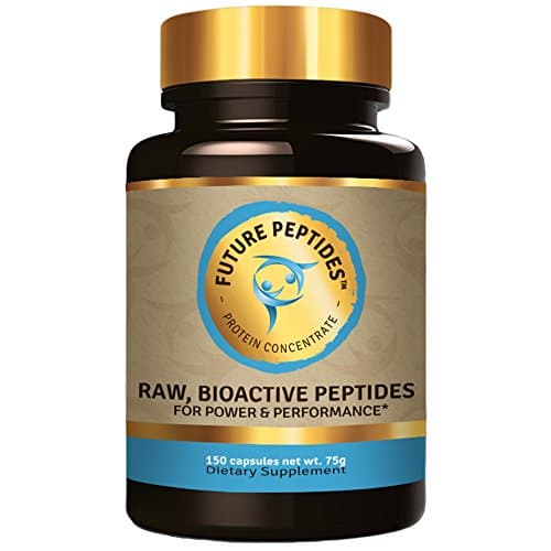 Future Peptides™ Pure Protein: Best Protein Capsules, Amino Acids Raw Food for Pre Workout and Post Workout Supplements. Takes The Place of Whey Protein Powder. Perfect for Crossfit Training. image