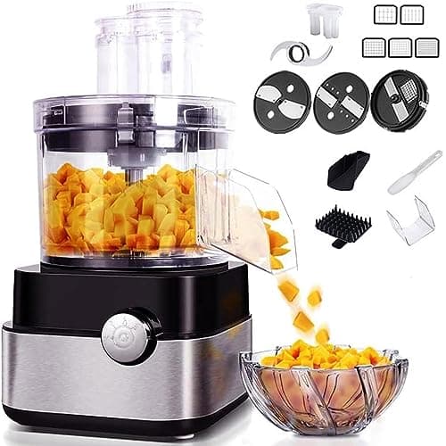 HSSFAF Commercial Food Processor 20-Cup Electric Vegetable Dicer image