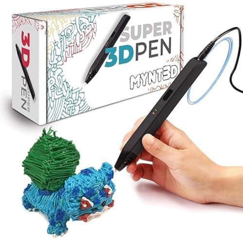 MYNT3D Super 3D Pen, 1.75mm ABS and PLA Compatible 3D Printing Pen image