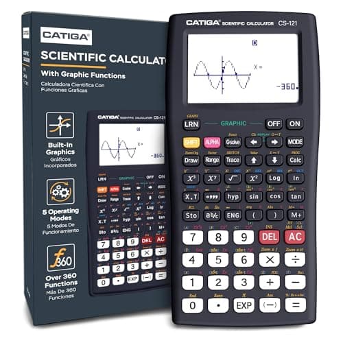 Scientific Calculator with Graphic Functions - Multiple Modes with Intuitive Interface - Perfect for Beginner and Advanced Courses, High School or College image