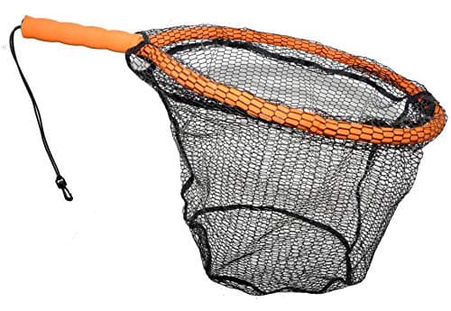 Foreverlast Inc. Generation 2 Non-Snag Floating Fishing Landing Net for Wade Fishing and Fly Fishing, G2 Pro Net, Orange image