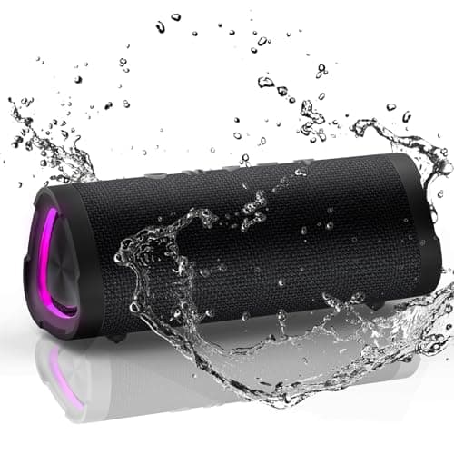 Vanzon V40 Bluetooth Speakers, Portable Wireless Speaker V5.0 with 24W Loud Stereo Sound, 24H Playtime, TWS & IPX7 Waterproof, Suitable for Travel, Home and Outdoors image