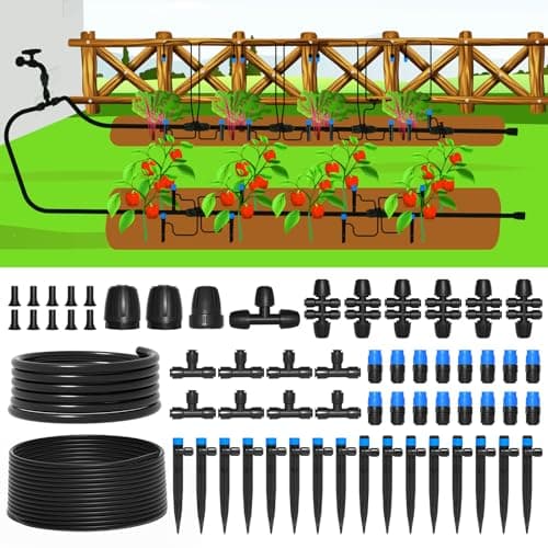 MIXC Drip Irrigation System, Quick Connector Garden Watering System image