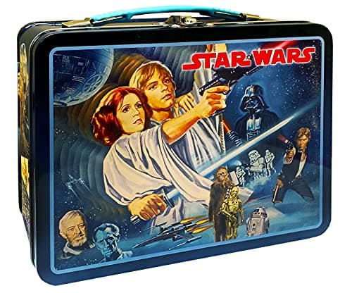 The Tin Box Company 344707-DS Star Wars Vintage Classic Tin Lunchbox, Black image