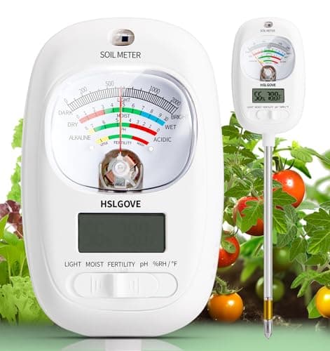 HSLGOVE Soil Test Kit, 7-in-One Soil Moisture Meter/Soil PH Meter/Fertility image
