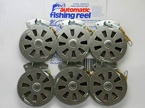 6 Mechanical Fisher's Yo Yo Fishing Reels -Package of 1/2 Dozen- Yoyo Fish Trap -(Flat Trigger Model) image