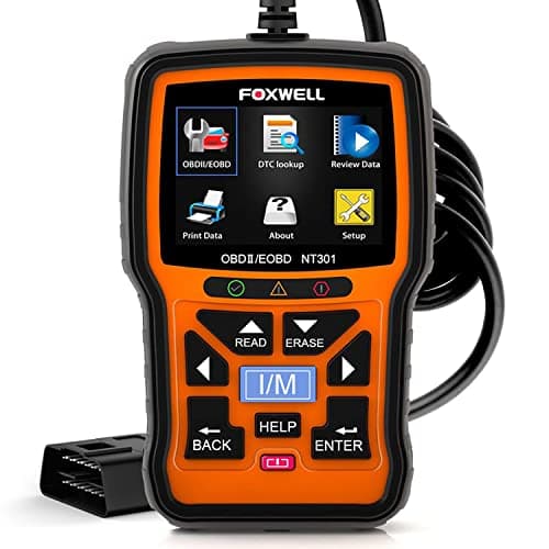 FOXWELL NT301 OBD2 Scanner Live Data Professional Mechanic OBDII Diagnostic Code Reader Tool for Check Engine Light image
