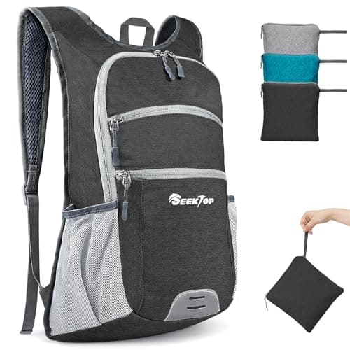 Seektop 20L Hiking Backpack Ultra Lightweight Waterproof Travel Backpack Packable Small Outdoor Bag Foldable Day Pack for Women Men image