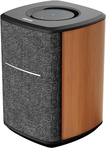 Edifier WiFi Smart Speaker Without Microphone, Works with Alexa, Supports AirPlay 2, Spotify,Tidal Connect, 40W RMS One-Piece Wi-Fi and Bluetooth Sound System, No Mic, MS50A image