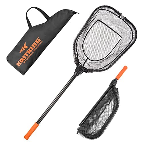 KastKing Brutus Fishing Net, Fish Landing Net, Lightweight & Portable Fishing Net with Soft EVA Foam Handle, Holds up to 44lbs/20KG image