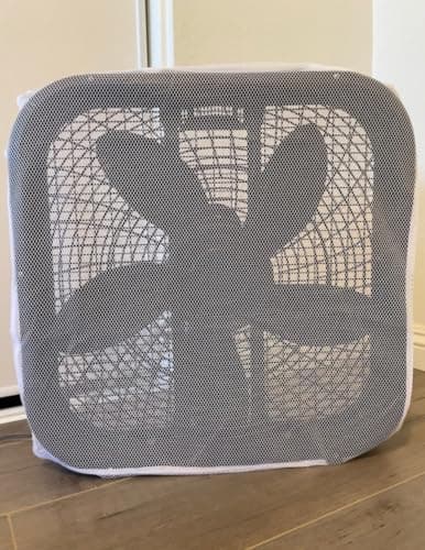 ARAWARA Square Fan Mesh Covers (Not including the fan), White Reusable Washable Protector for Kids and Fingers, Industrial Fan Cover, Safety Covers, 20 inch Cover, 1 PC image