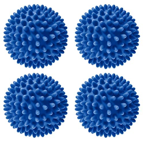 Handy Laundry Laundry Dryer Balls, Clothes Come Out Soft, Fluffy, Fewer Wrinkles & Less Static Cling, A Natural Alternative to Fabric Softener, Reduce Drying Time and Save on Energy, (Set of 4) image