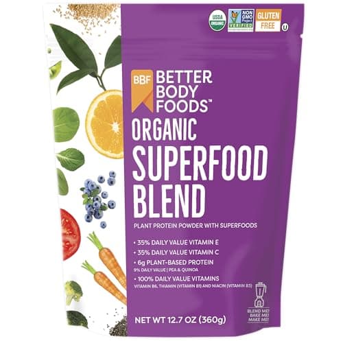 BetterBody Foods Organic Superfood Powder with Protein, Vitamins C, E, and B12 (12.7 oz.) image