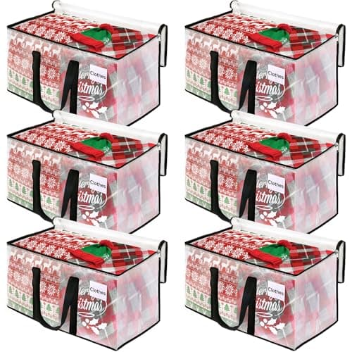 RoomHacks Clear Moving Bags Heavy Duty Extra Large, Moving Supplies with Reinforced Handle and Double Zipper, Storage Bags for Moving Essential, Packing Bags Alternative to Moving Box(6 Packs, Clear) image