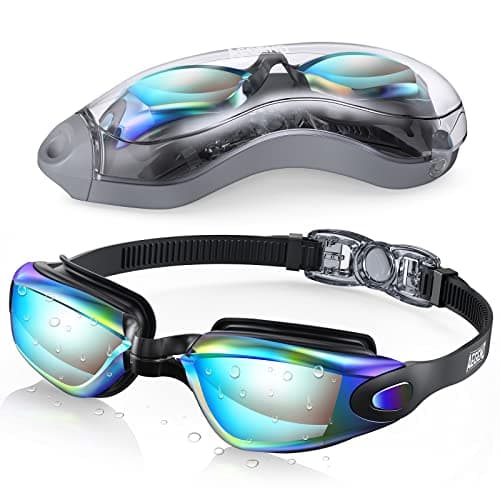 Aegend Swim Goggles, Swimming Goggles No Leaking Full Protection Adult Men Women Youth image