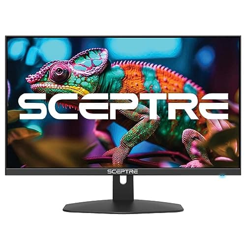 Sceptre New 27-inch Gaming Monitor 100Hz 1ms DisplayPort HDMI x2 100% sRGB AMD FreeSync Build-in Speakers, Eye Care Frameless Machine Black 2024 (E275W-FW100T) image