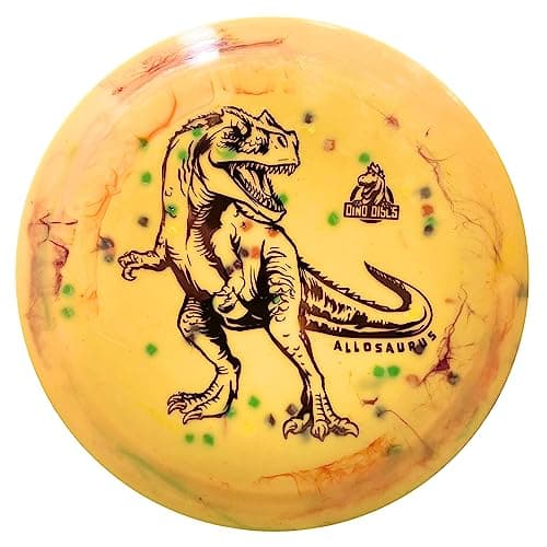 Allosaurus Disc Golf Distance Driver for Children and Novice Players | Ultra Lightweight | Made by Dino Discs image