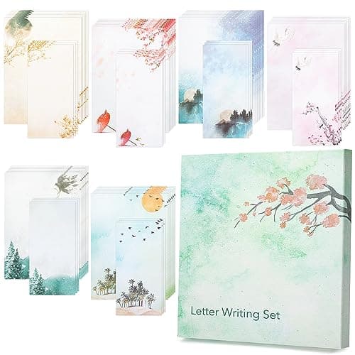 Mr. Pen- Boxed Stationary Letter Paper and Envelopes Set, 30 Stationary Papers+18 Envelopes, Stationery Sets, Stationary Set, Stationary Paper, Letter Stationery Set with Envelopes, Stationery Paper image