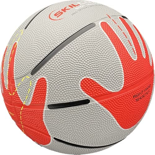 Baden SkilCoach Shooter's Basketball | Rubber Training Basketball | Teaches Hand Postioning | Basektball Training Aid | 28.5-Inch Ball image