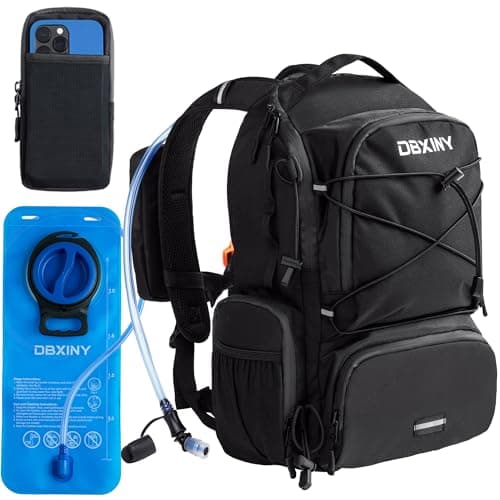 DBXINY 22L Hydration Backpack with Water Bladder, Water Backpack Insulated Hydration Pack for Hiking Running Cycling Festival for Men & Women image