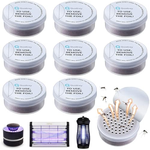 Qualirey 8 Pack Mosquito Attractant Refill for Bug Zappers, 60-Day Lasting Lure for Mosquito Traps image