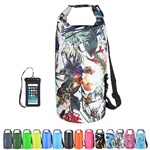 OMGear Waterproof Dry Bag Backpack Waterproof Phone Pouch 40L/30L/20L/10L/5L Floating Dry Sack For Kayaking Boating Sailing Canoeing Rafting Hiking Camping Outdoors Activities (camouflage1, 5L) image