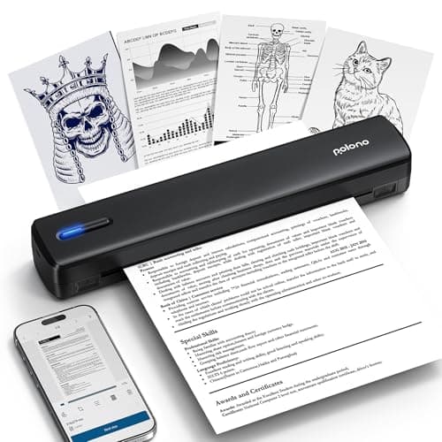 POLONO Portable Printer Wireless for Travel image