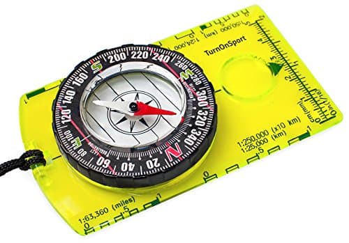 Orienteering Compass - Hiking Backpacking Compass - Advanced Scout Compass for Camping and Navigation - Boy Scout Compass for Kids - Professional Field Compass for Map Reading - Best Survival Gifts image