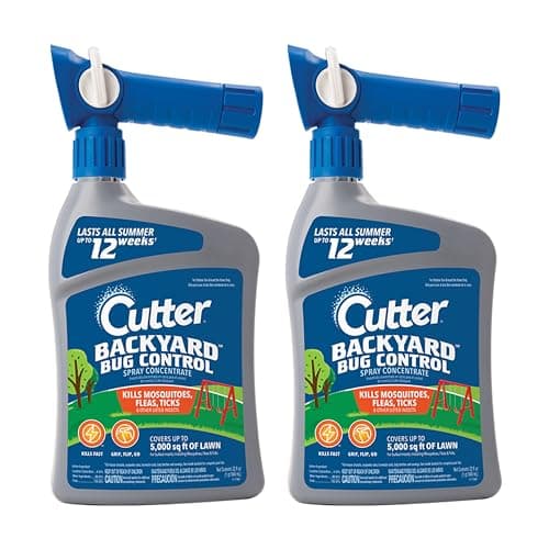 Cutter Backyard Bug Control Spray Concentrate (2 Pack), Kills Mosquitoes, Fleas & Listed Ants, 32 fl Ounce image