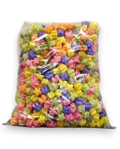 FunPak MiniPack Plant Based Biodegradable Packing Peanuts 0.60 cu ft Bag Compostable (Rainbow Stars) image