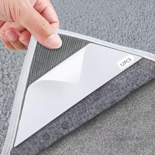 12Pcs Rug to Carpet Gripper for Area Rug on Carpet image