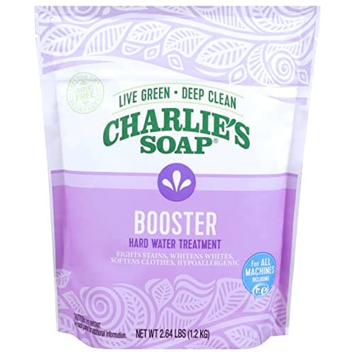 Charlie's Soap Booster & Hard Water Treatment 160 Loads (2.64 Lbs, 1 Pack) Natural Powdered Water Softener and Laundry Booster – Safe and Effective image