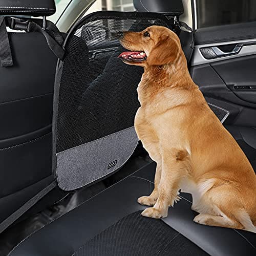 Petsfit Dog Car Barrier Vehicle Pet Barrier Backseat Mesh Dog Divider Net with Adjusting Rope and Hook Suitable for SUV Pickup and Small Car image