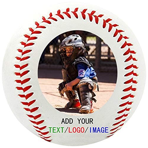PLUFY Custom Personalized Baseball Image for Birthday or Anniversary -Your Logo Text Image image