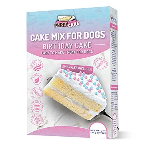 Puppy Cake Wheat-Free Cake Mix with Icing for Dogs (Birthday Cake with Pupfetti Sprinkles) image