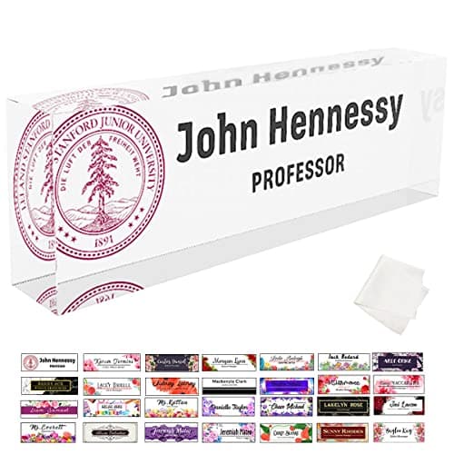 MXZLBY Name Plate for Desk Personalized | Office Gifts | Office Decorations for Work | Custom Your Logo Name Plates for Desks | Desk Decorations for Women Office or Occasion Gift(Logo) image
