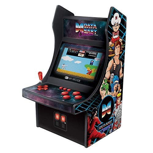 My Arcade Data East Classics Mini Player - 10 Inch Retro Arcade Machine Cabinet - Includes 35 Games image