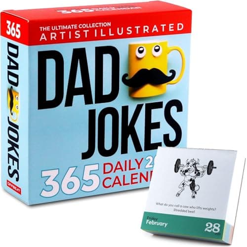 Dad Jokes Desk Calendar 2025 - 365 Daily Jokes image