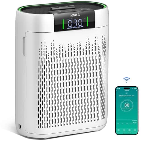 Air Purifiers for Home Large Room Bedroom up to 1740 Ft², Hepa Air Purifier with Air Quality Monitor, Smart WiFi, TRUE HEPA, Sleep Mode, Air Cleaner for Pets, Dust, Odor, Smoke, Pollen, AP2000WF image